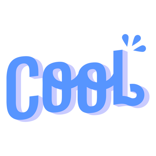 Cool Stylized Word PNG Design