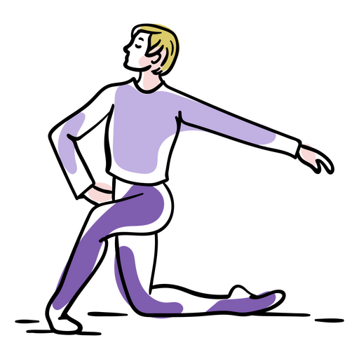 Balletttänzer Menschen PNG-Design