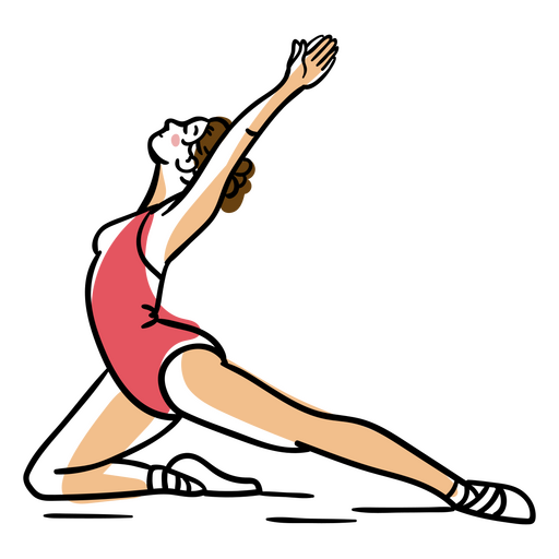 Ballett traditionelle Ballerina-Leute PNG-Design