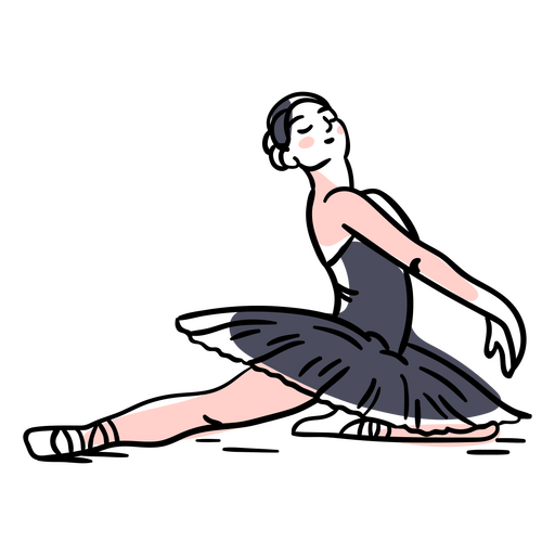 Pessoas de bailarina bailarina tradicional de balé Desenho PNG