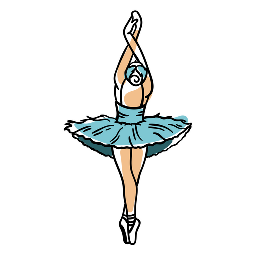 Ballettballerina-Leute PNG-Design
