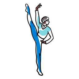 Ballett-Pose-Leute PNG-Design