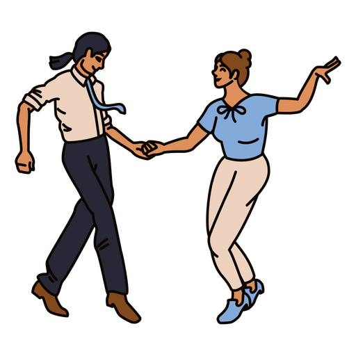 Pessoas de dança de salão Desenho PNG