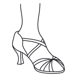 High Heels für Gesellschaftstanz PNG-Design