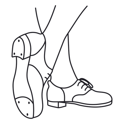 Zapatos de claqué Diseño PNG