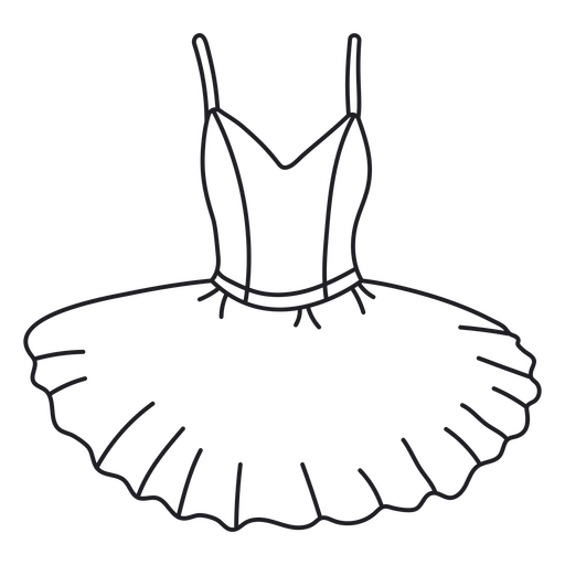 Tutu for Ballet PNG Design