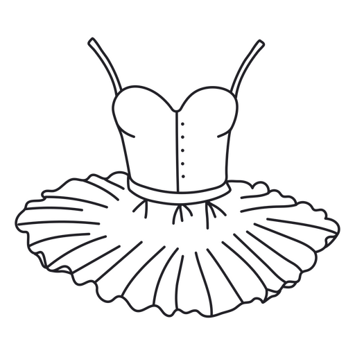 Ballet Tutu PNG Design