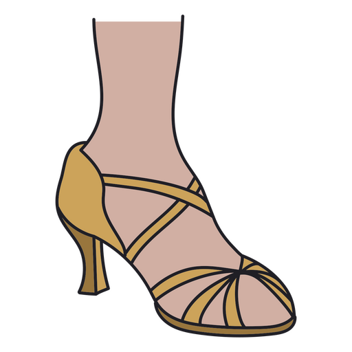 Ballroom Dance Shoes PNG Design