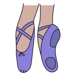 Spitzenballettschuhe PNG-Design
