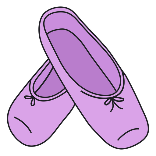 Par de sapatos de balé Desenho PNG