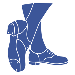 Schuhe für Stepptanz PNG-Design