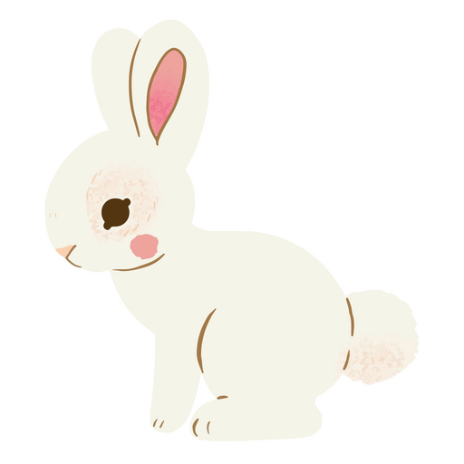 Cute rabbit Easter animal