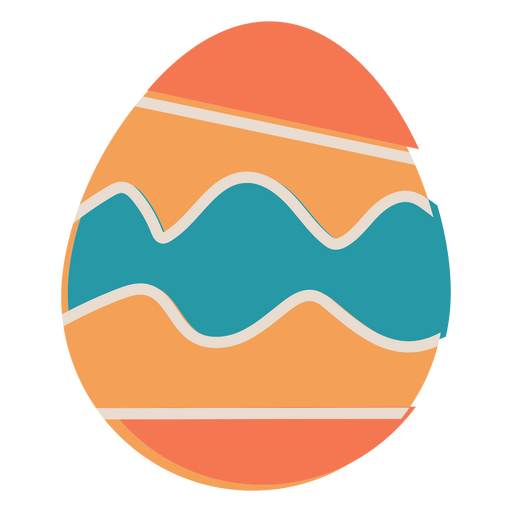 Cute holiday Easter egg PNG Design