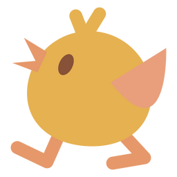 Easter cute chicken PNG Design