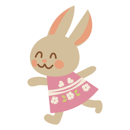 Cute Easter bunny animal