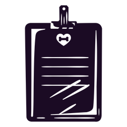 Vet Medical Klemmbrett für Haustiere PNG-Design