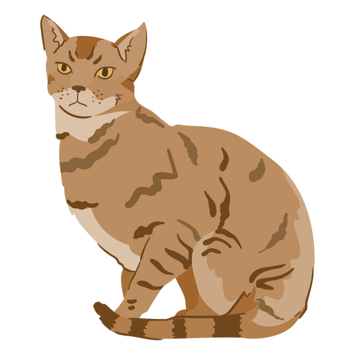 animal gato bengala Desenho PNG