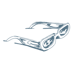 Symbol für Frühlingssonnenbrillen PNG-Design