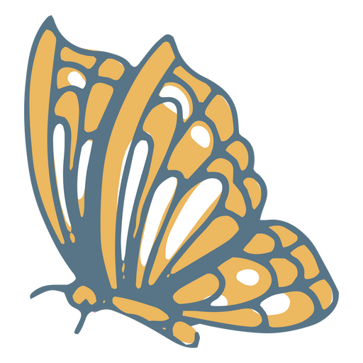 Icono de naturaleza de mariposa de primavera
