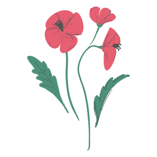 Spring flowers nature icon PNG Design