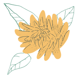 Icono de naturaleza de flor de primavera Diseño PNG