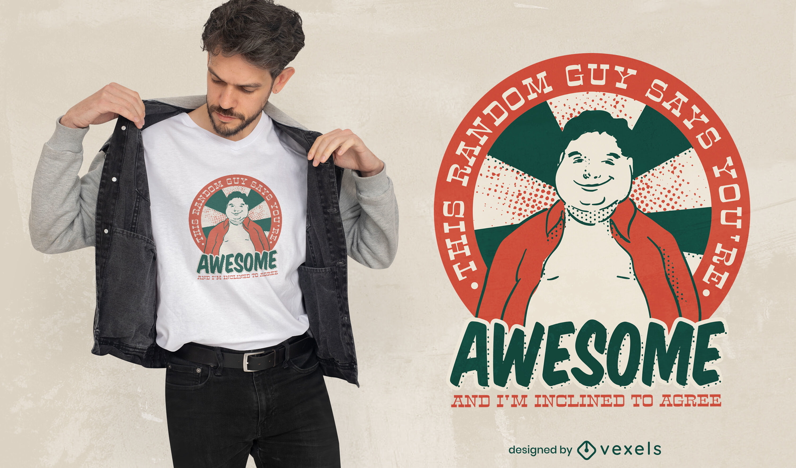 Eres un diseño de camiseta amigable increíble