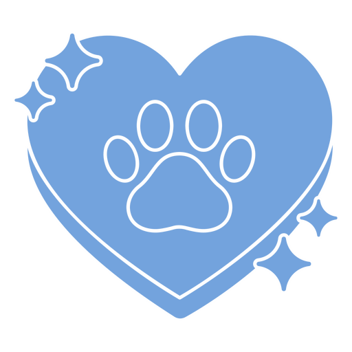 Veterinarian heart simple icon