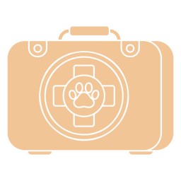 Veterinarian briefcase simple icon PNG Design