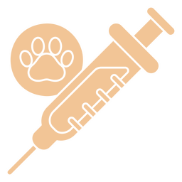 Tierärztlicher Impfstoff einfaches Symbol PNG-Design