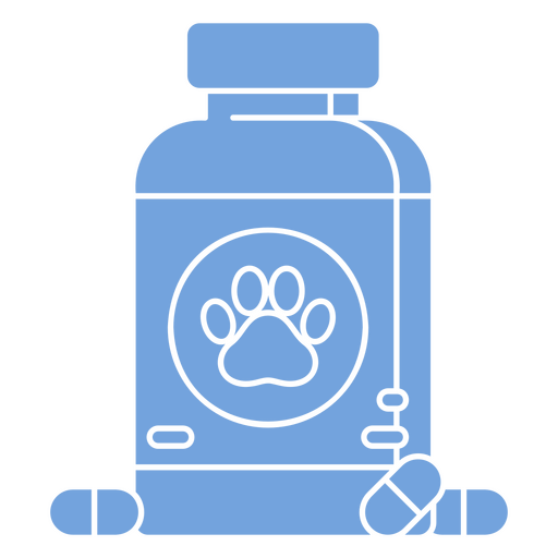 Veterinario píldoras medicina simple icono Diseño PNG