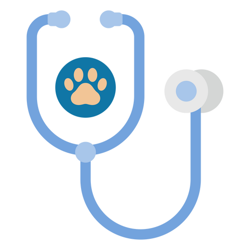 Icono de estetoscopio veterinario Diseño PNG