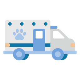 Veterinarian truck transport icon PNG Design