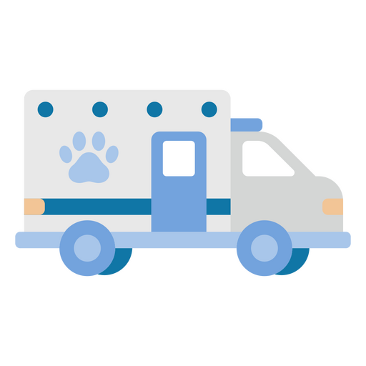 Symbol f?r den Transport von Tierarzt-LKWs PNG-Design