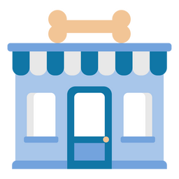 Tierarzt-Shop-Symbol PNG-Design