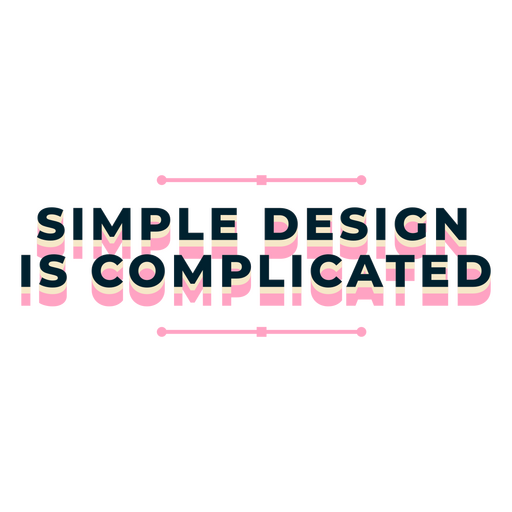 Insignia de cita de diseñador gráfico de diseño simple Diseño PNG