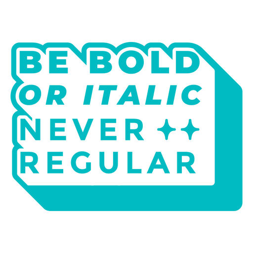 Never regular graphic designer simple quote badge PNG Design
