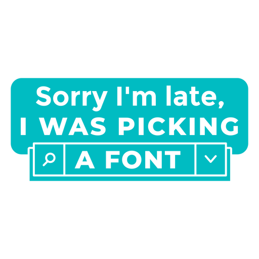 Fonts graphic designer simple quote badge
