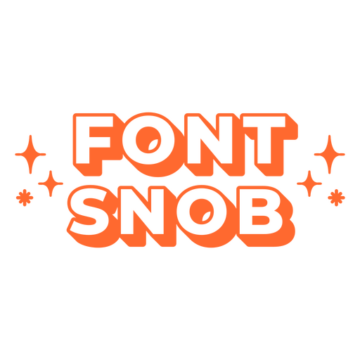 Insignia de cita simple de diseñador gráfico snob de fuente Diseño PNG