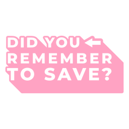 Haben Sie daran gedacht, das einfache Zitat-Abzeichen des Grafikdesigners zu speichern? PNG-Design