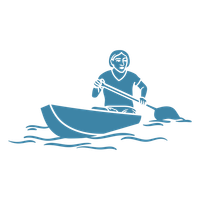 Person Die Kanu Benutzt PNG Und SVG Design F r T Shirts