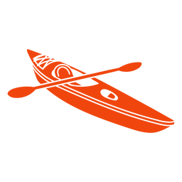 Kayak con remo Diseño PNG