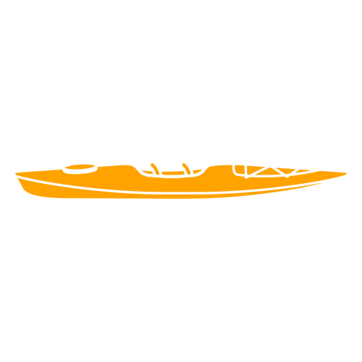 Vista Lateral do Caiaque Desenho PNG