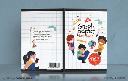 Graph paper for kids book cover design