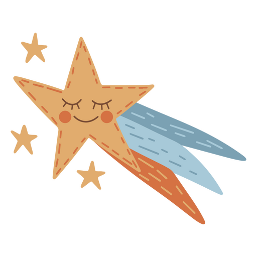 Bonito ícone de estrela Desenho PNG