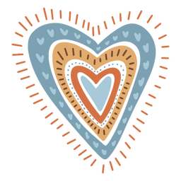 Cute hearts icon PNG Design Transparent PNG