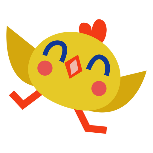 frango animal fofo de páscoa Desenho PNG