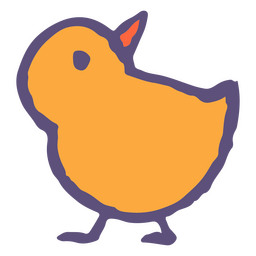 Pascua lindo lado pollo animal Diseño PNG