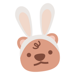 Carácter lindo animal de Pascua Diseño PNG