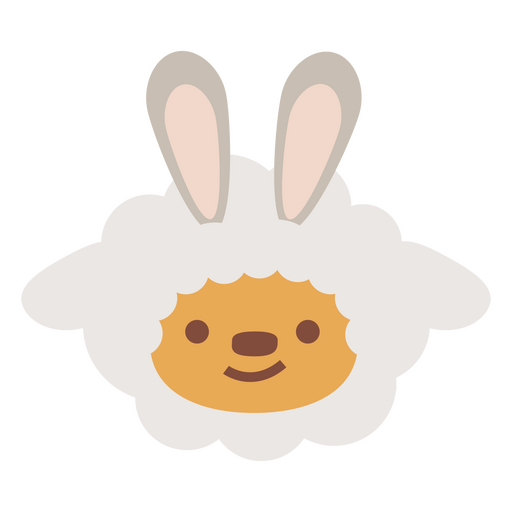 Easter cute animal character PNG Design