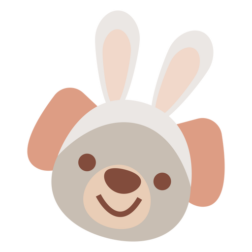 Easter dog cute character PNG Design